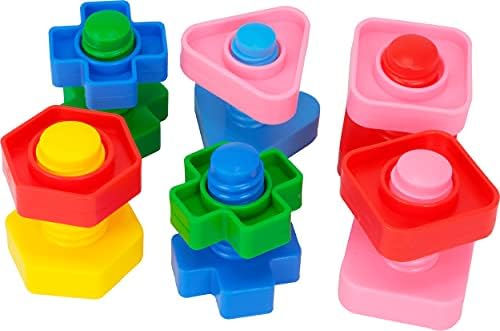 Foot Toys for African Greys That Will Surprise You in 2023 6 Bonka Bird Toys 3505 Pk6 Huge Nuts and Bolts Colorful Enticing Large Screw Interactive Foot Beak Throw Parrot Cockatoo Amazon African Grey Macaw Hyacinth