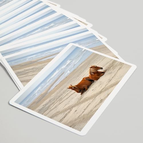 Baraja Póker Wild Horses on Beach 52 Cartas miniatura 5