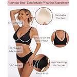 BOUFOR-Deep-V-Bra-Low-Cut-Sexy-Push-Up-Bralettes-for-Women-Padded-Comfy-Smoothing-Wireless-Lifting-Bras-Seamless-Bralette BOUFOR Deep V Bra Low Cut Sexy Push Up Bralettes for Women Padded Comfy Smoothing Wireless Lifting Bras Seamless Bralette