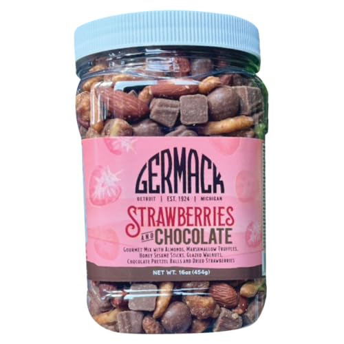 Germack® - Strawberries and Chocolate Snack Mix (16oz Jar)