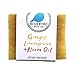 Bluebyrd Soap Co. Ginger Lemongrass All Natural Soap Bar with Neem Oil | Cleansing Beauty Bar Soap Scented with 100% Essential Oils | Neem for eczema prone skin, psoriasis and acne, 5oz. (GINGER)