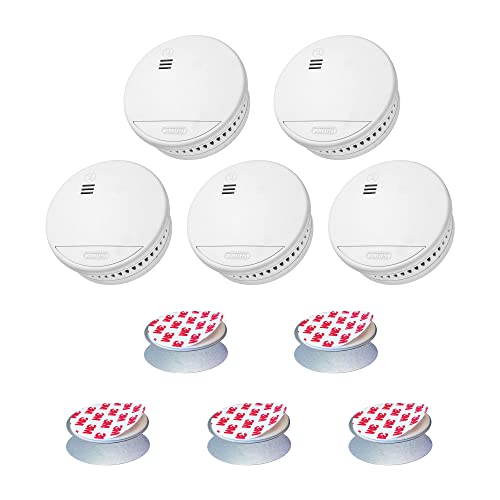 ABUS Rauchmelder RWM90 - 5er Set mit Magnethalterung - mit...