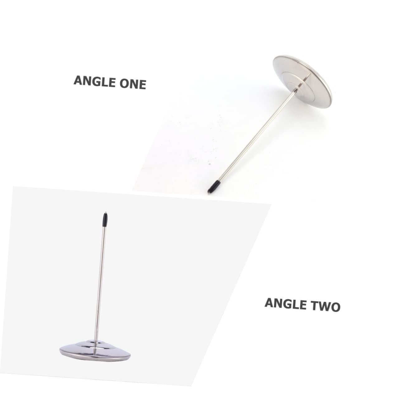 TEHAUX 4pezzi Documenti Inossidabile Per e Casa Organizer Per Ricevute Menu e Note Base Antiscivolo