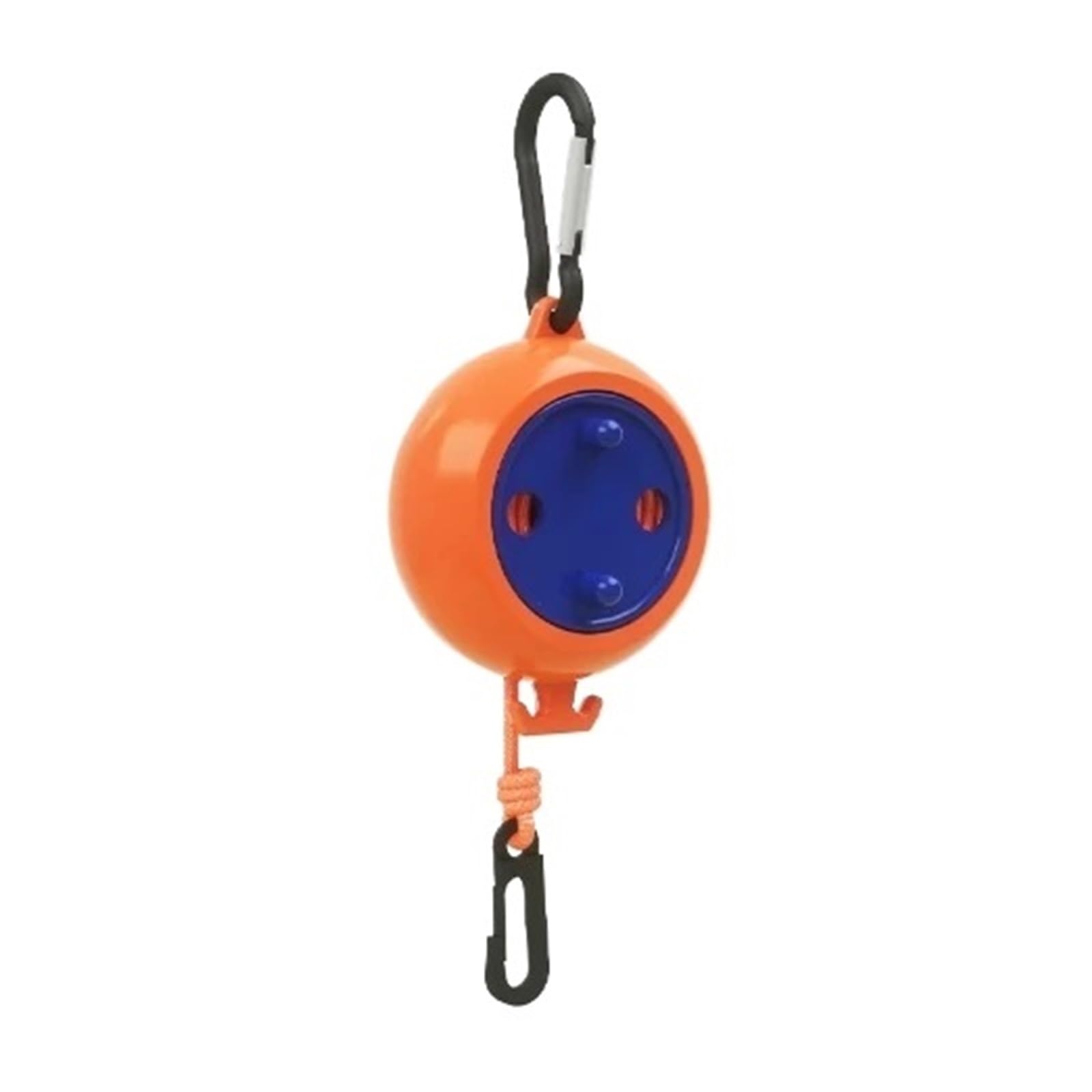 Retractable Clothes Drying Rack Rope Outdoor Portable Clothesline Storage Clothing Line For Laundry Camping(Orange)