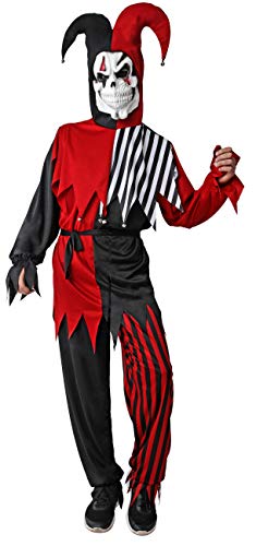 Gojoy shop- Disfraz de Bufón para Hombres y Mujeres Halloween Canaval (Contiene...