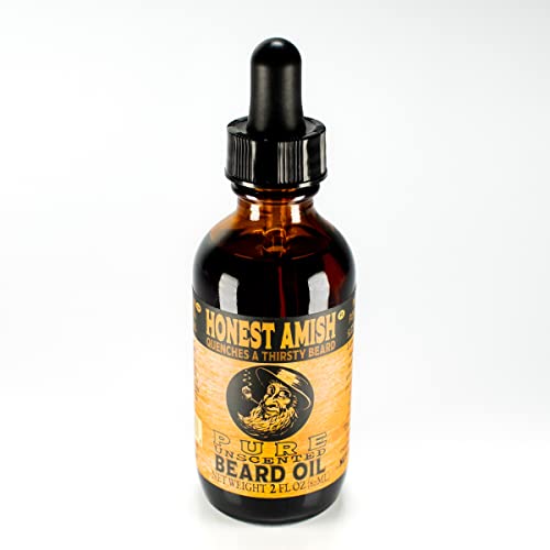 Honest Amish Beard Oil for Men, Fragrance Free 2 oz image 5