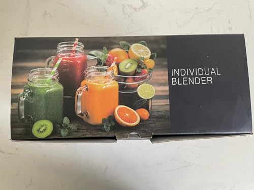 La Reveuse Smoothie Blender Personal Size with 2 BPA Free Portable Travel Sports Bottles (550ml),300 Watts,Silver - Image 13