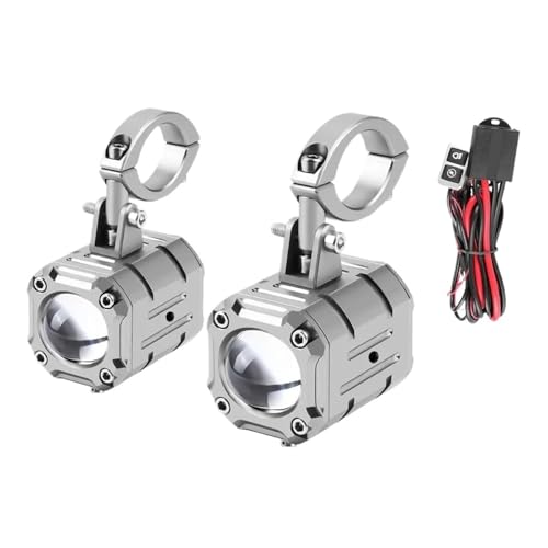 Projecteurs LED moto bicolores étanches pour éclairage de SUV 12V 24V