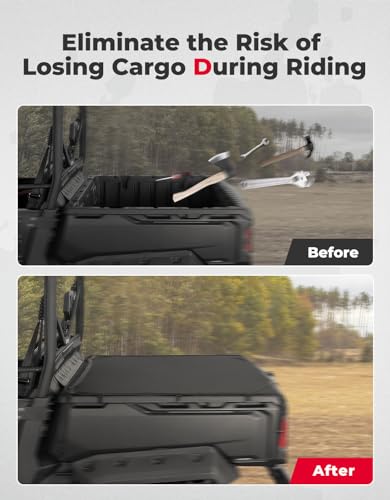 Image of KEMIMOTO UTV Tonneau Cover Compatible with Can-Am Defender Models