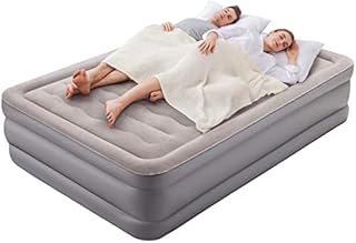 HOUSN Air Bed Inflatable Air Mattress Double Size Airbed with Built-in Electric Pump, Quick Inflatable Air Bed (75x54x18'')