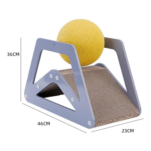 Yajuyi Sisal Cat Scratching Ball Indoor Cats Scratch Pad Cat Scratching Board para dormir
