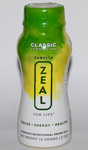 Zurvita Zeal for Life Classic Lemon Lime Wellness Drink Mix - 24 Single Servings / 24 Pack Zurvita Zeal for Life Classic Lemon Lime Wellness Drink Mix - 24 Single Servings / 24 Pack