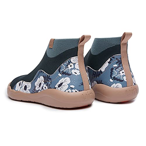 UIN Women's Walking Shoes High Top Knitted Boots Casual Lightweight Comfort Fashion Sneaker Madrid4