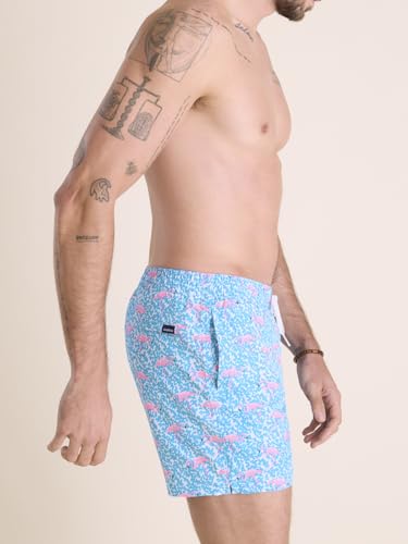 Image of Chubbies Men's Swim Trunks, Stretch Swimming Board Shorts, 5.5 inch Inseam