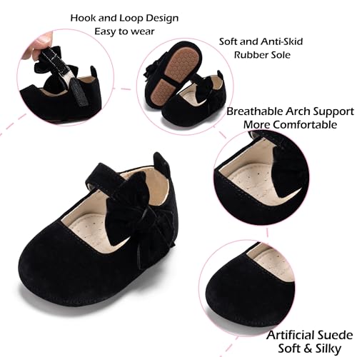 Image of PHIRAMIN Toddler Girl Mary Jane Dress Shoes-Little Girl School Uniform Shoes for Wedding Party