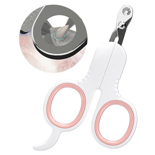 ZEWZE Ciseaux à griffes pour chats, coupe-ongles pour chats, coupe-ongles en acier inoxydable de sécurité pour chats, parfait pour les débutants, pour...