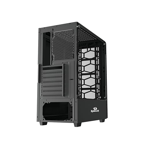Image of Redragon - GC-624 - ATX Gaming PC Case - Tempered Glass Gaming PC Case - Computer with Side Tempered Glass Panel and a Magnetic Dust Filter