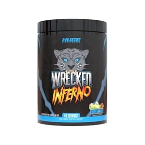 Wrecked Inferno – Thermogenic Pre Workout For Men & Women, Increase Energy, Boost Thermogenesis & Metabolism, Enhance Exercise Performance – Contains L-Citrulline, L-Carnitine, Beta-Alanine & More