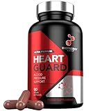 Heart Guard - Premium Blood Pressure Supplement (Maximum Dosage in UK) 13 Ingredients Blood Pressure Tablets 90 Vegan Capsules Heart Health Blood Pressure Support