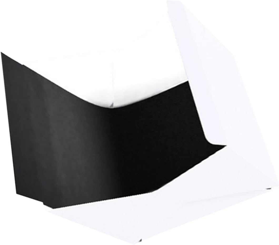 Portable Folding Photo Light Box 30cm with LED Strip, Small Photography Tent for Product Photography, Includes Black and White Backdrops for Studio Shooting