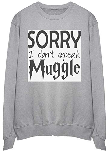 Sweatshirt Pullover Muggle pull Harry Potter imprimé taille M pour fan de sorcellerie