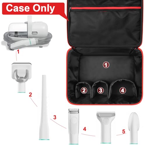 Pet Grooming Supplies Organizer for Neabot for Neakasa P1 Pro Pet Grooming Kit  Vacuum Suction Dogs Cats Hair Storage Bag for Grooming Tools Clippers Cleaning Brush Trimmer Nozzle Head box Only  Cucciolini Doodles Pet grooming supplies organizer for neabot for neakasa p1 pro pet grooming kit  vacuum suction dogs cats hair storage bag for grooming tools clippers cleaning brush trimmer nozzle head  box only   cucciolini doodles