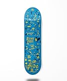 Dude Skateboard Skateboard Deck Planche - Buena la Rat Series Vol 3 Bleu 8.125