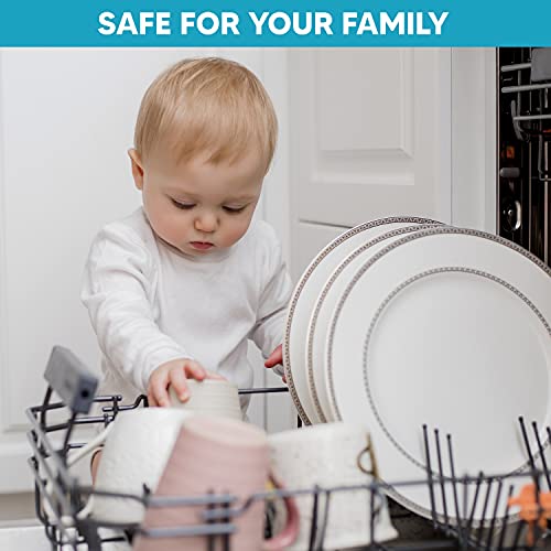 Nature Clean Natural Dishwasher Pods Detergent Unscented 60 Count. High Performance Dishwasher Detergent Pods Plants-Based Dish Washing Pods. Spot & Residue-Free, Dish Washing Pods No Chlorine. #TOP4