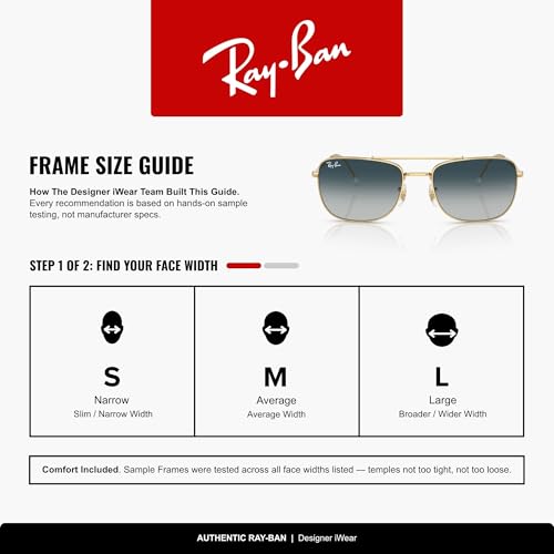 Image of Ray-Ban Unisex Rb3755 Rectangular Sunglasses