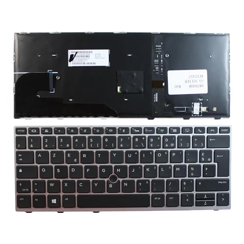 Réparer un clavier HP défectueux avec le modèle AZERTY noir rétroéclairé 6037B0136505