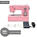 SINGER 4411 Heavy Duty Pink Sewing Machine with Accessories | High Speed, 69 Stitch Applications, Strong Motor, Metal Frame, LED Light & 4-Step Buttonhole