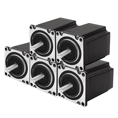 Moteur pas à pas Nema 23 de 76 mm avec couple de 2,2 N.m et 4 fils pour machines de précision - 6
