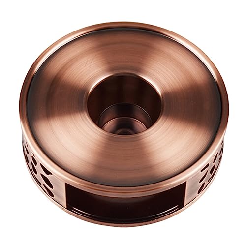 TOPPERFUN 1Pc Stainless Steel Teapot Warmer Tea Accessory with Ventilation for Efficient Heating for Tea Lovers and Present for Any Occasion