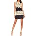 Jessica Simpson Women's Color-Block Tiered Lace Dress