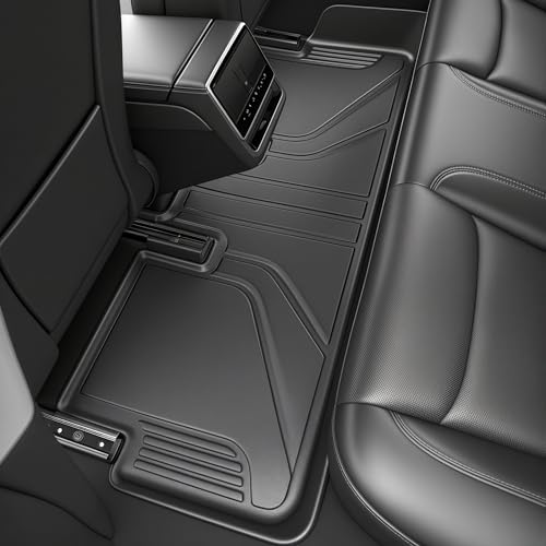 SUPER LINER Floor Mats for 2024-2025 2026 Tesla Model 3 Highland | 6-Piece Set Extra-Thick TPE All-Weather Floor & Cargo Liners | Pet & Child-Friendly Custom Fit Interior Accessories