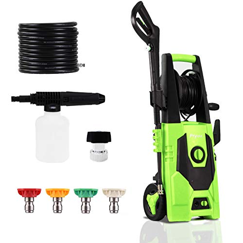 One-Day Sale: Up to 40% Off PRYMAX Pressure Washer, 3000 PSI 1.8 GPM Car Electric Power 1800W High Pressure Cleaner Machine with Hose Reel and 4 Interchangeable Nozzles for Cleaning Homes, Cars, Driveways, Patios(Green) One-Day Sale: Up to 40% Off PRYMAX Pressure Washer, 3000 PSI 1.8 GPM Car Electric Power 1800W High Pressure Cleaner Machine with Hose Reel and 4 Interchangeable Nozzles for Cleaning Homes, Cars, Driveways, Patios(Green)
