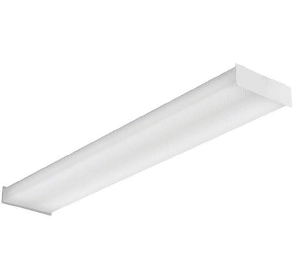 LITHONIA Lighting SBL4 LP840 4 Foot 4000 K 82 CRI Square Basket LED Wraparound Light Fixture