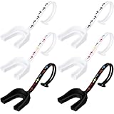 BBTO Mouth Guard for Sports with Cross Pattern Strap Mouth Guard Mouthguard for Football Hockey Basketball Lacrosse Boxing ()