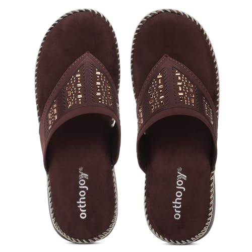 Image of ORTHO JOY doctor Footwear for women|| Fancy Footwear For Women || Orthopedic Women's Fancy Slipper /Sandal For Women