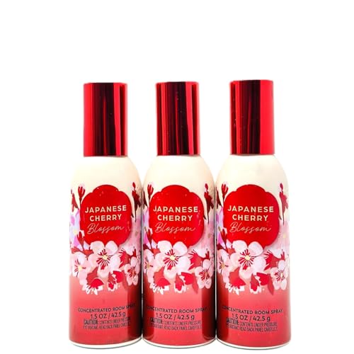 Image of Concentrated Room Spray Bath and Body 3 Pack 1.5 oz / 42.5 g Home Fragrance Air Freshner (1.5 oz / 42.5 g (3 Pack), Japanese Cherry Blossom)