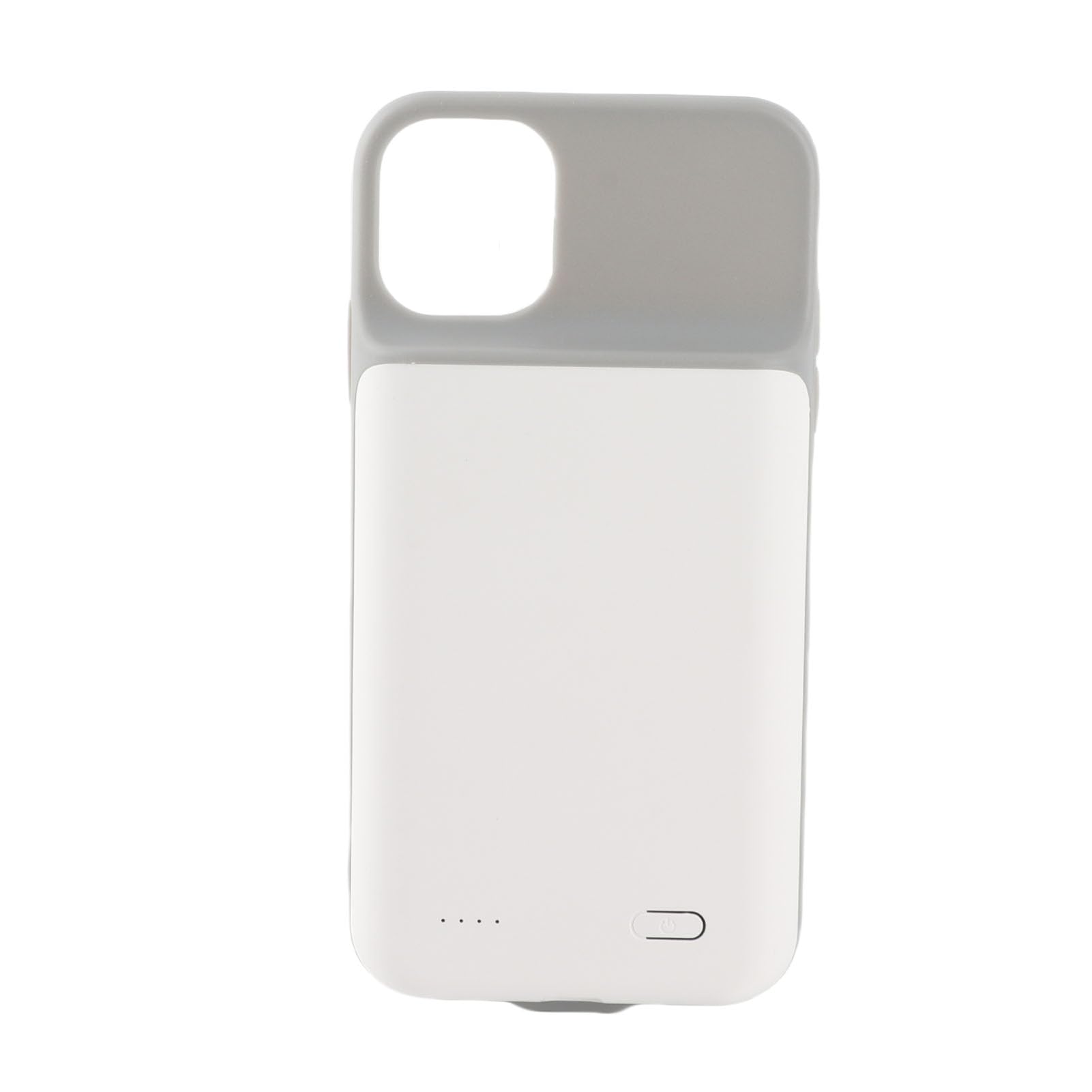 Coque de Batterie de Téléphone 6000 Mah, Chargeur Portable Mince et étendu pour 11, Quatre Indicateurs LED, Voyage/Camping/Utilisation en Extérieur, Matériau ABS (Blanc)