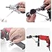 Titanium Drill Nibbler Sheet Metal Cutting Tool, Sheet Metal Cutter Drill Attachment, Universal Electric Metal Nibbler Drill Transforms Sheet Cutter with Adapter for Iron, Sheet, Steel, Copper (1 set)