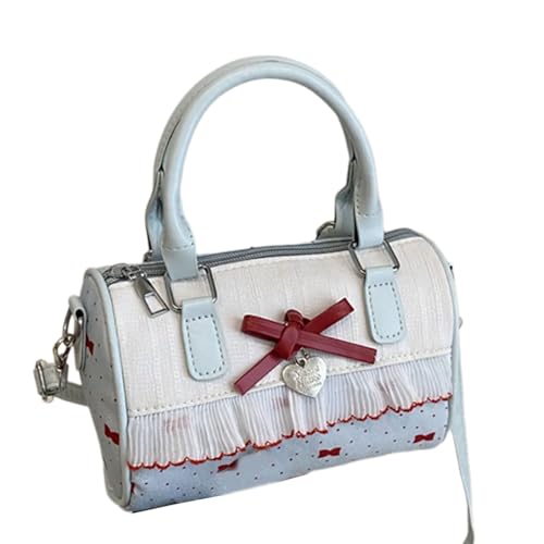 Sac à main en PU orné d'arcs et sac à bandoulière léger