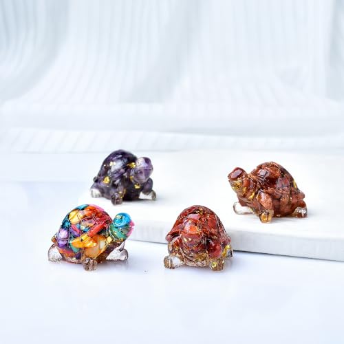 Conjunto de 10 Figuras de Tortuga en Resina 1.96" miniatura 5