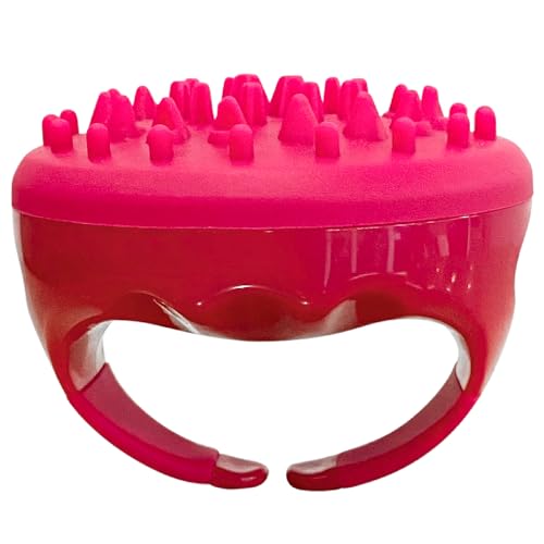 Cellulite Massager Brush, Anti-Cellulite Silicone Body Scrubber for Skin Smoothing, Toning, and Firming, Handheld Exfoliator for Scalp and Muscles by M3 Naturals