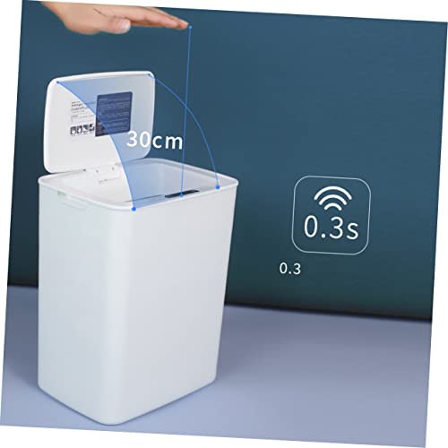 Basurero smart con tapa automática 14L rosa miniatura 3