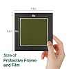 Magnetic Field Viewing Film 4x4, Magnetic Flux Display, Magnet Pattern Detector, Scientific Project Teaching, Reusable and Automatic Recovery - Olive