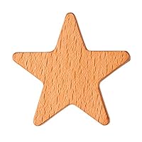Cabilock Wooden Punch Hook for Wall Hooks Star Shaped Coat Holder for Home Kitchen and Bedroom Use for Hanging Clothes Hats and Keys Without Drilling