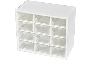 12 Compartment Desk Organizer: Mini Desktop Storage for Office, School, and Home