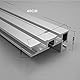 GSDGV T Track Schiene T-Slot Track Gehrungsschiene Set Aluminiumlegierung, Mitra Track Jig Fixture Slot für Holzbearbeitung, 75 Typ T Slot für Holzbearbeitung, DIY, Modifikation für Zaun